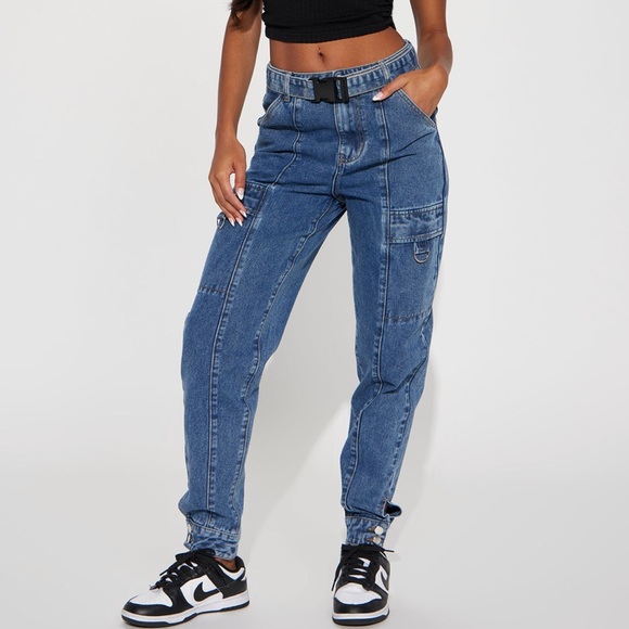 Cargo Jogger Jeans size 0 - Picture 2 of 5